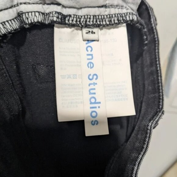 Acne Studios | Climb skinny fit jeans in used black - Picture 8 of 11